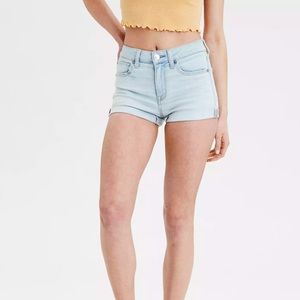 AE Ne(x)t Level High-Waisted Denim Short Short